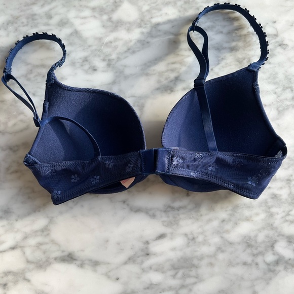 Victoria’s Secret Blue Push Up Bra Cotton - Picture 3 of 8